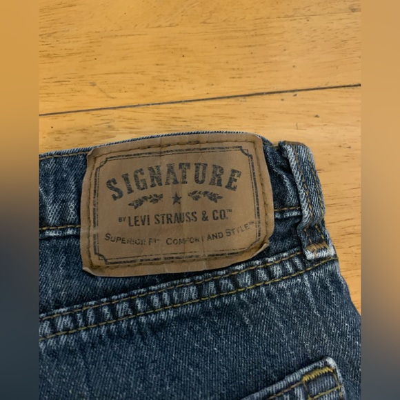 Levi Strauss SIGNATURE Blue JEANS Mens 36 x 32 Relaxed Fit P - Picture 5 of 9